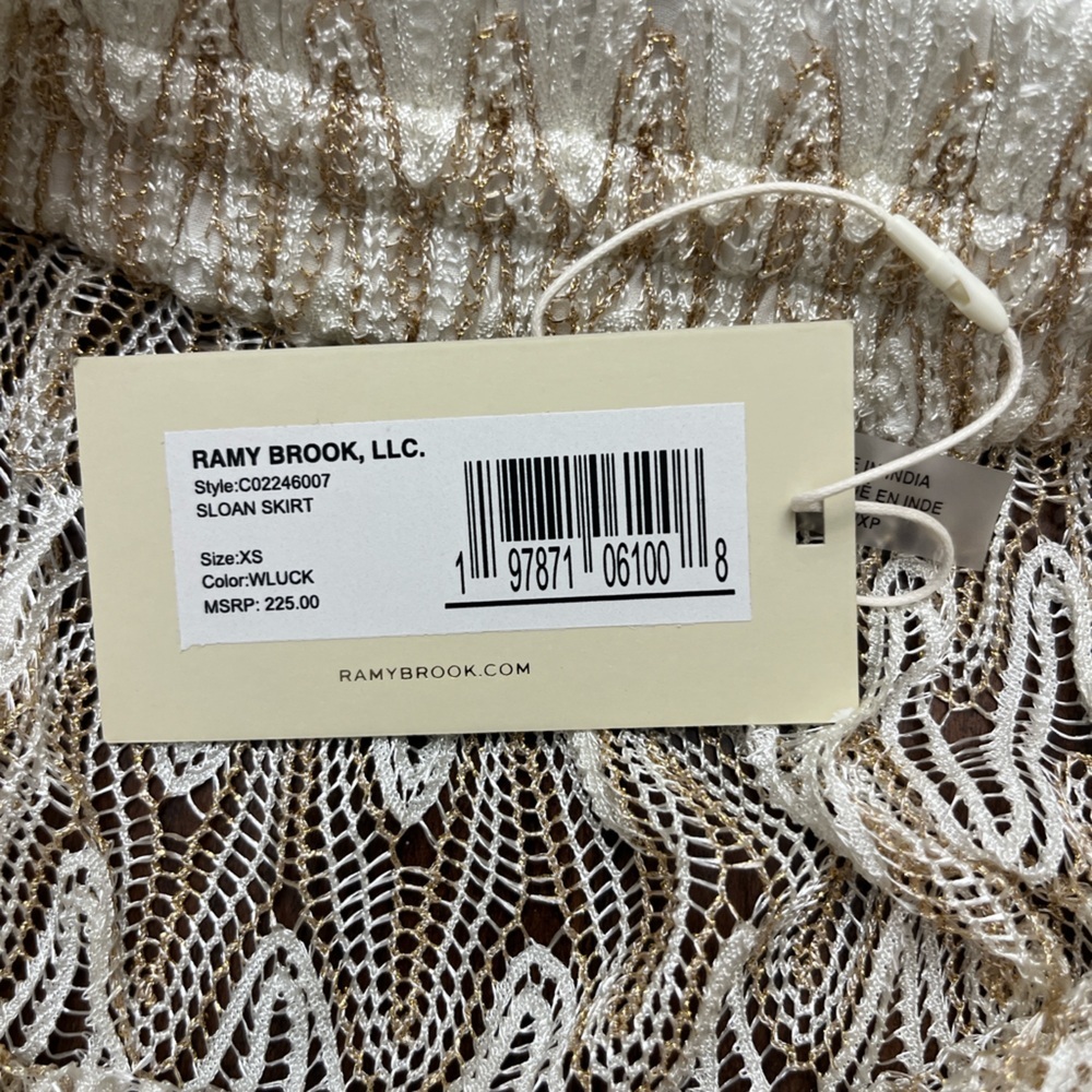Ramy Brook Cream and Gold Swim Coverup - Picture 9 of 14
